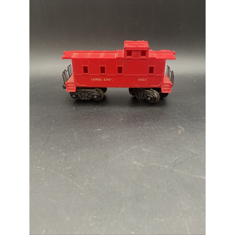 Lionel Lines 6037 RED Caboose Model Train Rail Railroad Car Engine